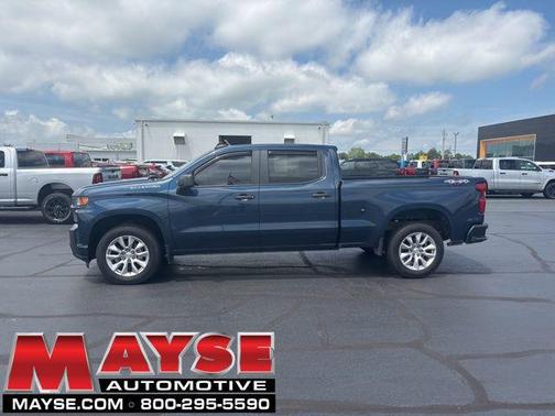 Northsky Blue Metallic 2021 Chevrolet Silverado 1500 Custom