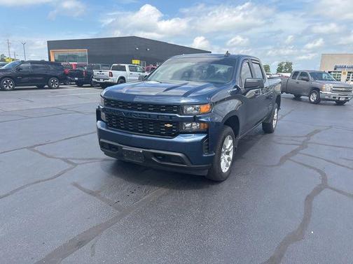 Northsky Blue Metallic 2021 Chevrolet Silverado 1500 Custom