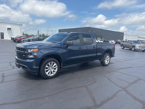 Northsky Blue Metallic 2021 Chevrolet Silverado 1500 Custom