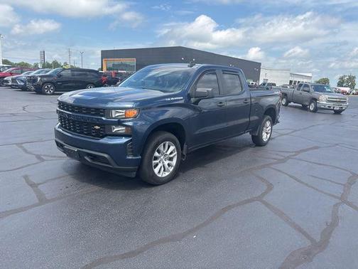 Northsky Blue Metallic 2021 Chevrolet Silverado 1500 Custom