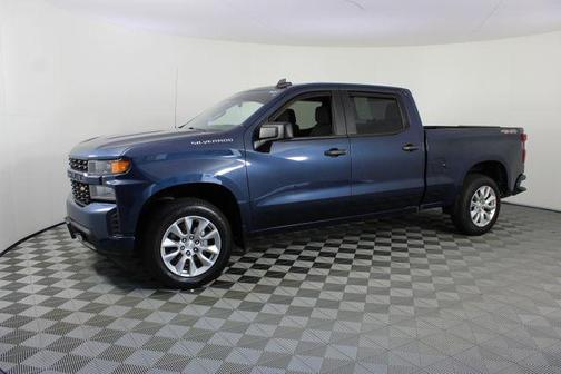 Northsky Blue Metallic 2021 Chevrolet Silverado 1500 Custom