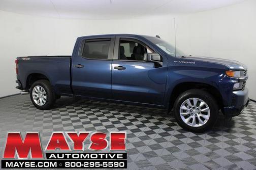 Northsky Blue Metallic 2021 Chevrolet Silverado 1500 Custom