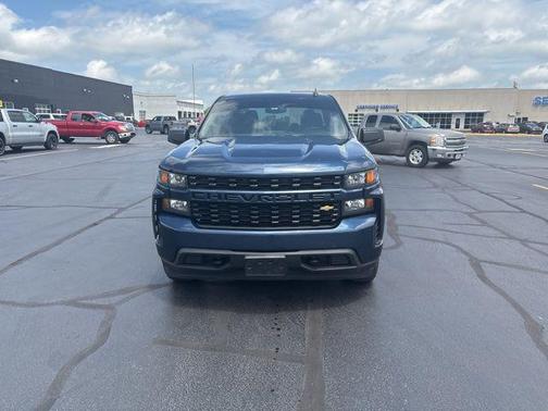 Northsky Blue Metallic 2021 Chevrolet Silverado 1500 Custom