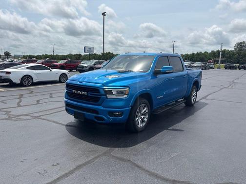 Hydro Blue Pearlcoat 2021 RAM 1500 Laramie
