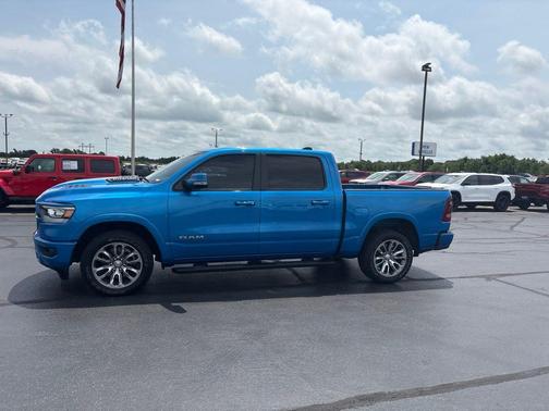 Hydro Blue Pearlcoat 2021 RAM 1500 Laramie