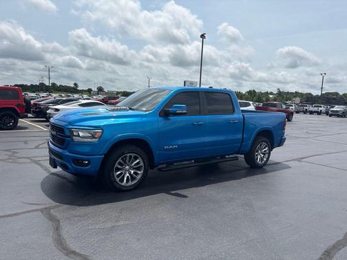 Hydro Blue Pearlcoat 2021 RAM 1500 Laramie