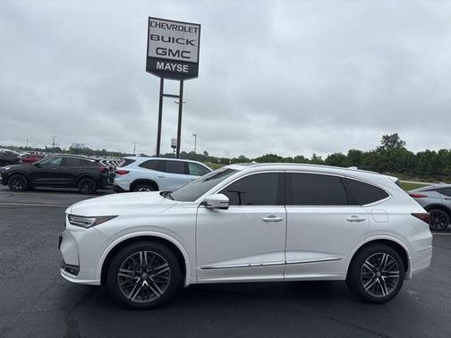 Platinum White Pearl 2025 Acura MDX Advance Package