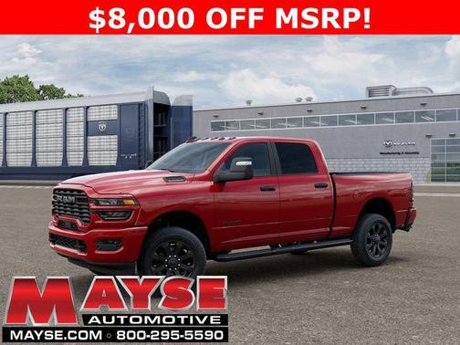 Flame Red Clearcoat 2026 RAM 2500 Big Horn Crew Cab 4x4 6'4' Box