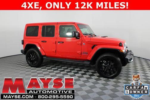 Firecracker Red Clearcoat 2025 Jeep Wrangler 4xe Sahara