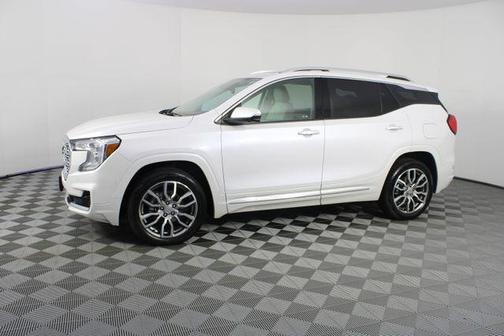 White Frost Tricoat 2023 GMC Terrain Denali