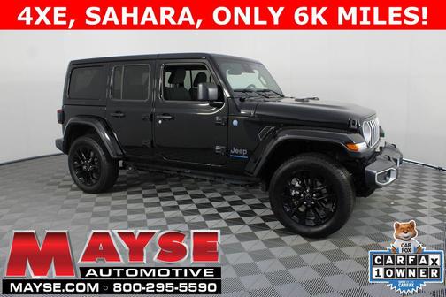 Black Clearcoat 2025 Jeep Wrangler 4xe Sahara
