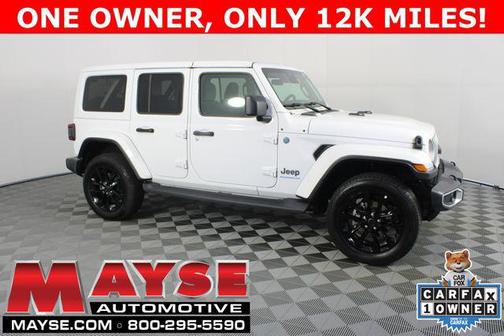Bright White Clearcoat 2025 Jeep Wrangler 4xe Sahara