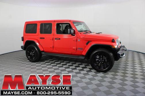 Firecracker Red Clearcoat 2025 Jeep Wrangler 4xe Sahara