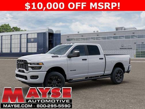 Bright White Clearcoat 2026 RAM 2500 Big Horn Crew Cab 4x4 6'4' Box