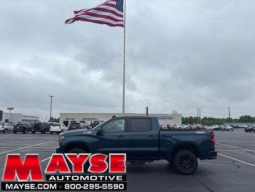 Northsky Blue Metallic 2022 Chevrolet Silverado 1500 Limited Custom Trail Boss
