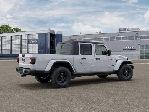Bright White Clearcoat 2026 Jeep Gladiator Willys 4x4