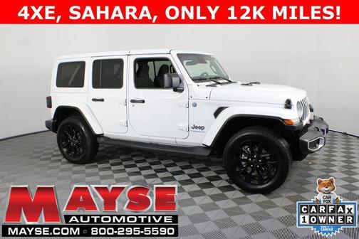 Bright White Clearcoat 2025 Jeep Wrangler 4xe Sahara