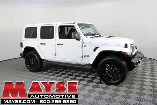 Bright White Clearcoat 2025 Jeep Wrangler 4xe Sahara