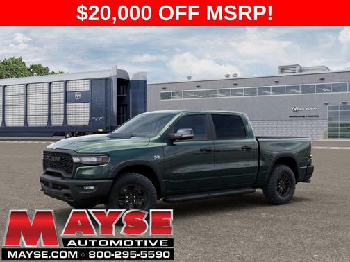 Serrano Green Metallic 2026 RAM 1500 Rebel