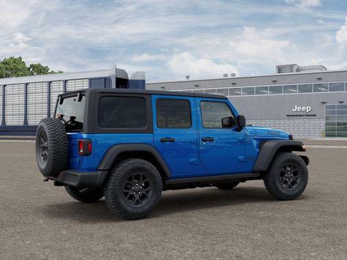 Blue 2026 Jeep Wrangler Sport