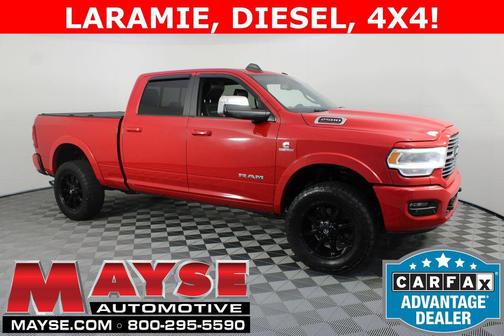 Flame Red Clearcoat 2019 RAM 2500 Laramie Crew Cab 4x4 6'4' Box