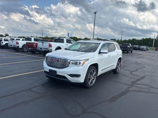 White Frost Tricoat 2019 GMC Acadia Denali