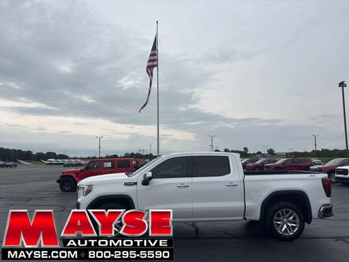 Summit White 2021 GMC Sierra 1500 SLT