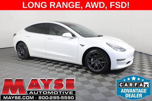 Pearl White Multi-Coat 2019 Tesla Model 3 Standard Range
