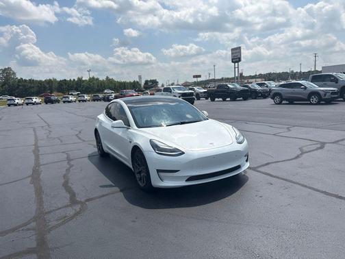 Pearl White Multi-Coat 2019 Tesla Model 3 Standard Range