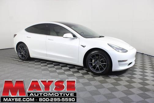 Pearl White Multi-Coat 2019 Tesla Model 3 Standard Range