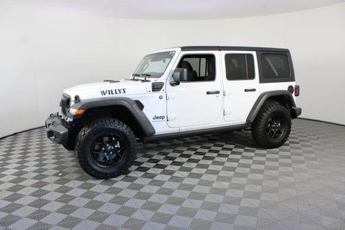 Bright White Clearcoat 2025 Jeep Wrangler 4xe Willys