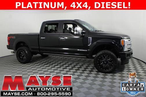 Shadow Black 2017 Ford F-250 Platinum
