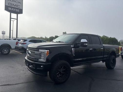 Shadow Black 2017 Ford F-250 Platinum