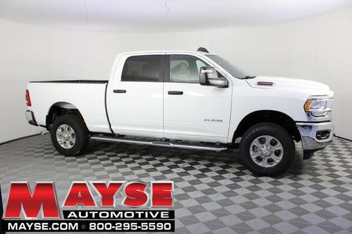 Bright White Clearcoat 2024 RAM 2500 Big Horn Crew Cab 4x4 6'4' Box