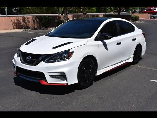 Aspen White 2019 Nissan Sentra NISMO