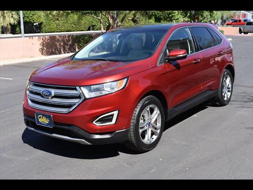 Ruby Red Metallic Tinted Clearcoat 2015 Ford Edge Titanium