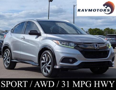 Silver 2019 Honda HR-V Sport AWD 4dr Crossover
