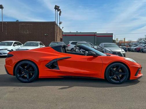 Orange 2021 Chevrolet Corvette Stingray w/1LT