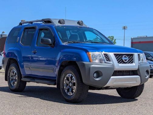 Blue 2015 Nissan Xterra PRO 4X 4x4 4dr SUV 5A