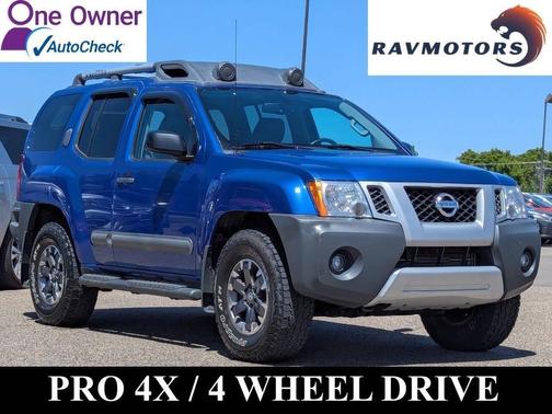 Blue 2015 Nissan Xterra PRO 4X 4x4 4dr SUV 5A