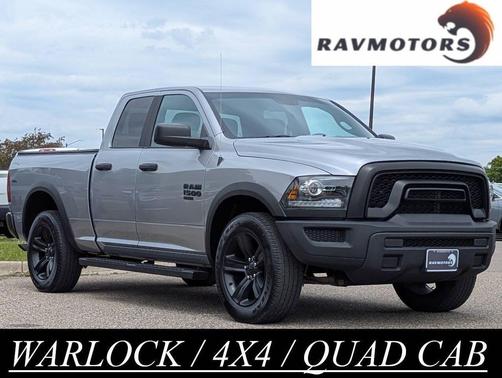 Billet Silver Metallic Clearcoat 2021 RAM 1500 Classic Warlock Quad Cab 4x4 6'4' Box