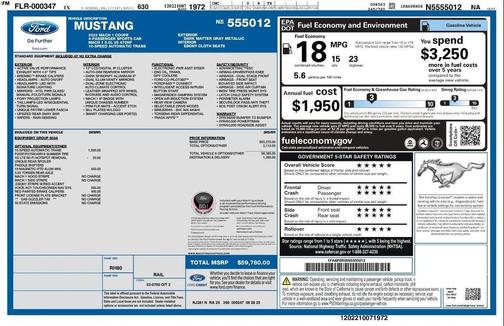 2022 Ford Mustang Mach 1 2dr Fastback