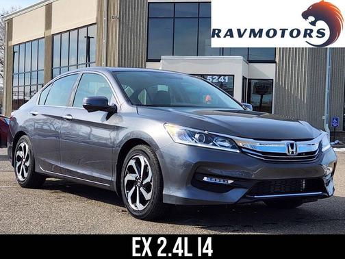Gray 2017 Honda Accord EX