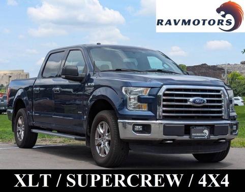 Blue 2016 Ford F-150 XLT