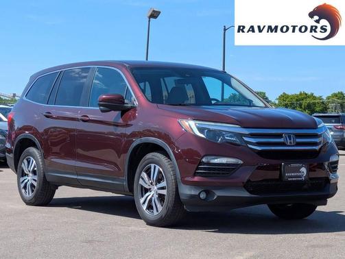 Burgundy 2016 Honda Pilot EX