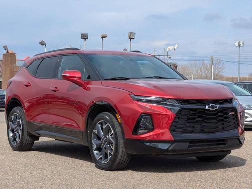 Red 2022 Chevrolet Blazer RS