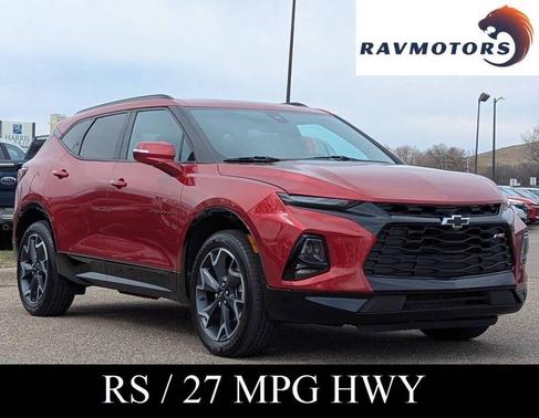 Red 2022 Chevrolet Blazer RS