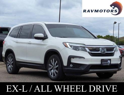 White 2019 Honda Pilot EX-L