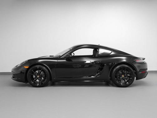 Jet Black Metallic 2025 Porsche 718 Cayman