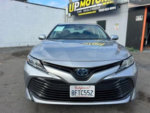 Silver 2019 Toyota Camry Hybrid LE